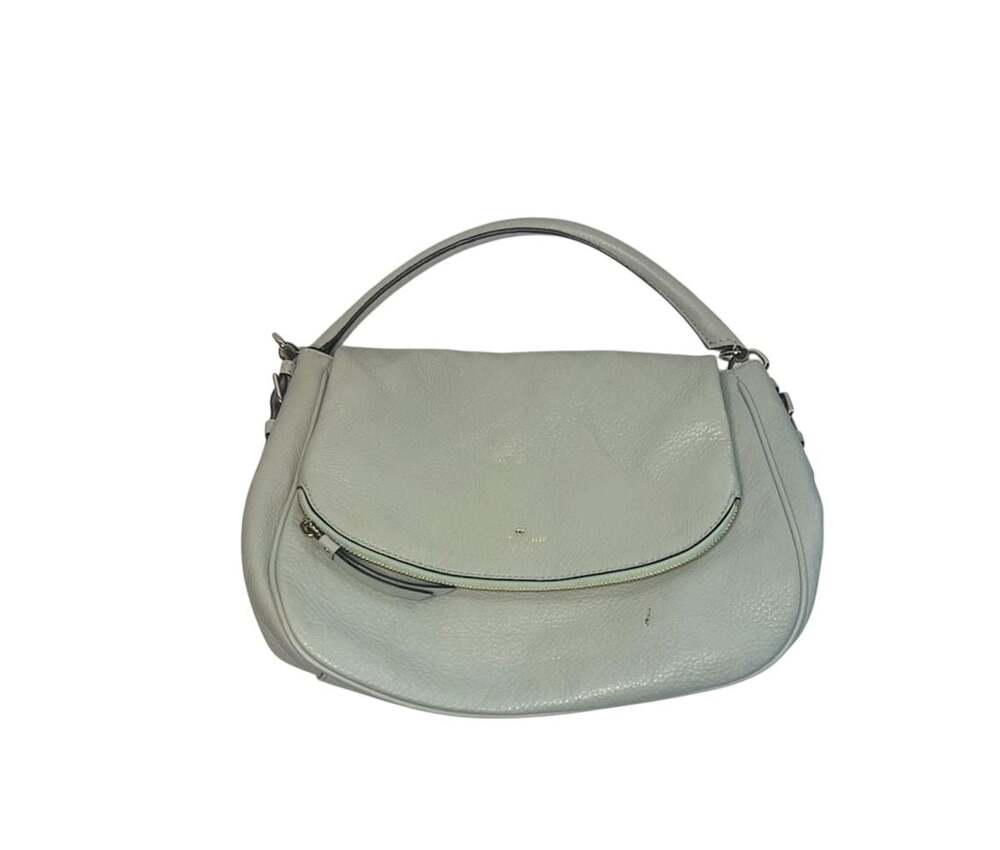 Kate Spade Cobble Hill Devin Pebbled Leather Shoulder Bag in Mint